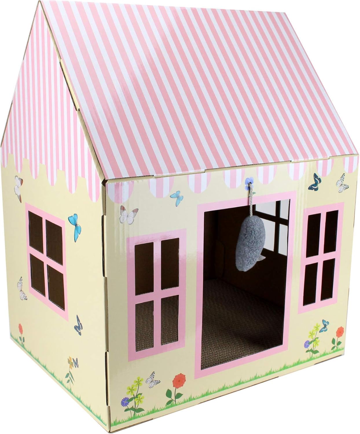 Midlee Cottage Cat Scratcher House