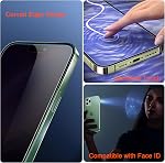 SIBEITU 2 Pack Screen Protector for iPhone 15, 6.1 Inch [Auto Alignment Kit] HD Clear Tempered Glass, 9H Hardness Scratch Resistant Auto Dust Removal Installation, Case Friendly, Sensitive Touch
