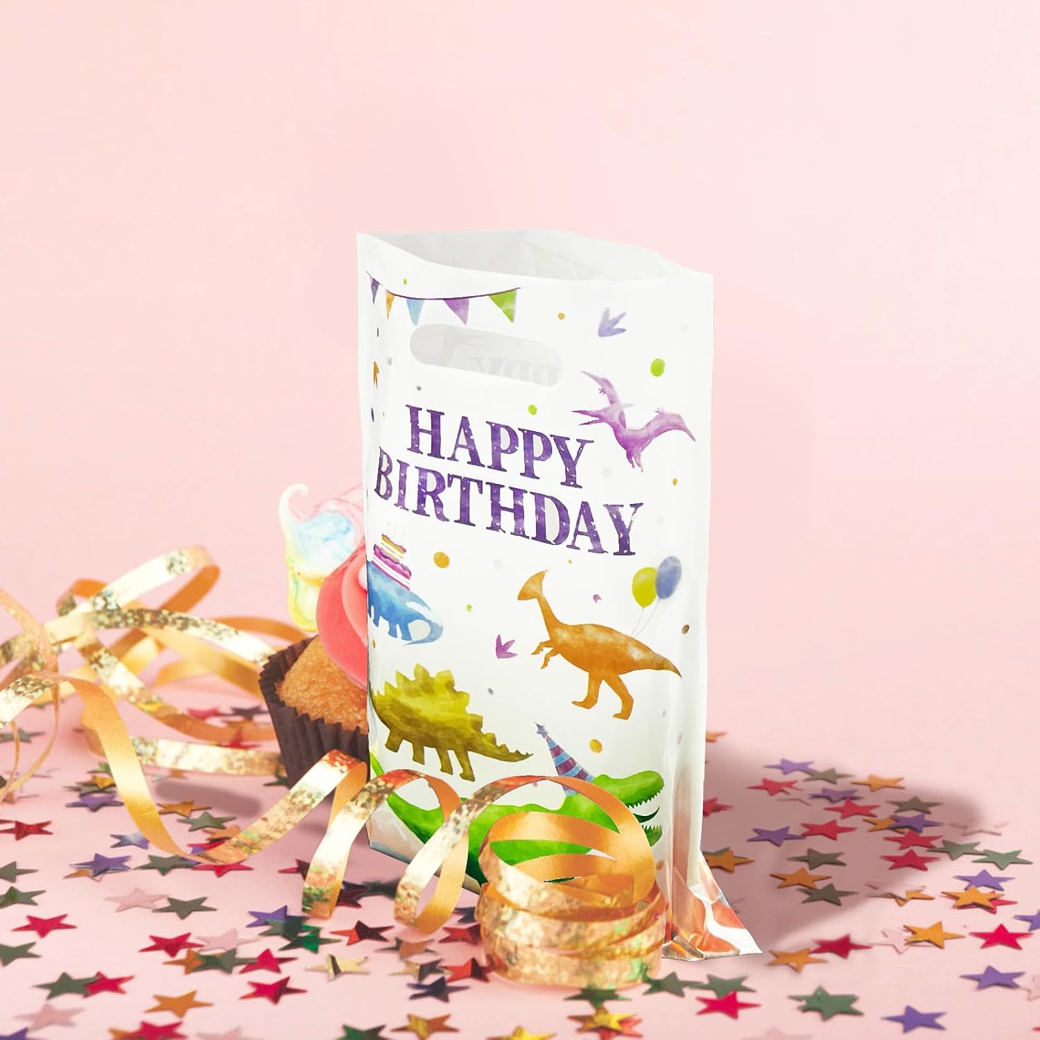 Kopokita 30PCS Dinosaur Goodie Bags Party Favor Bags for Kids Boys Birthday image 4