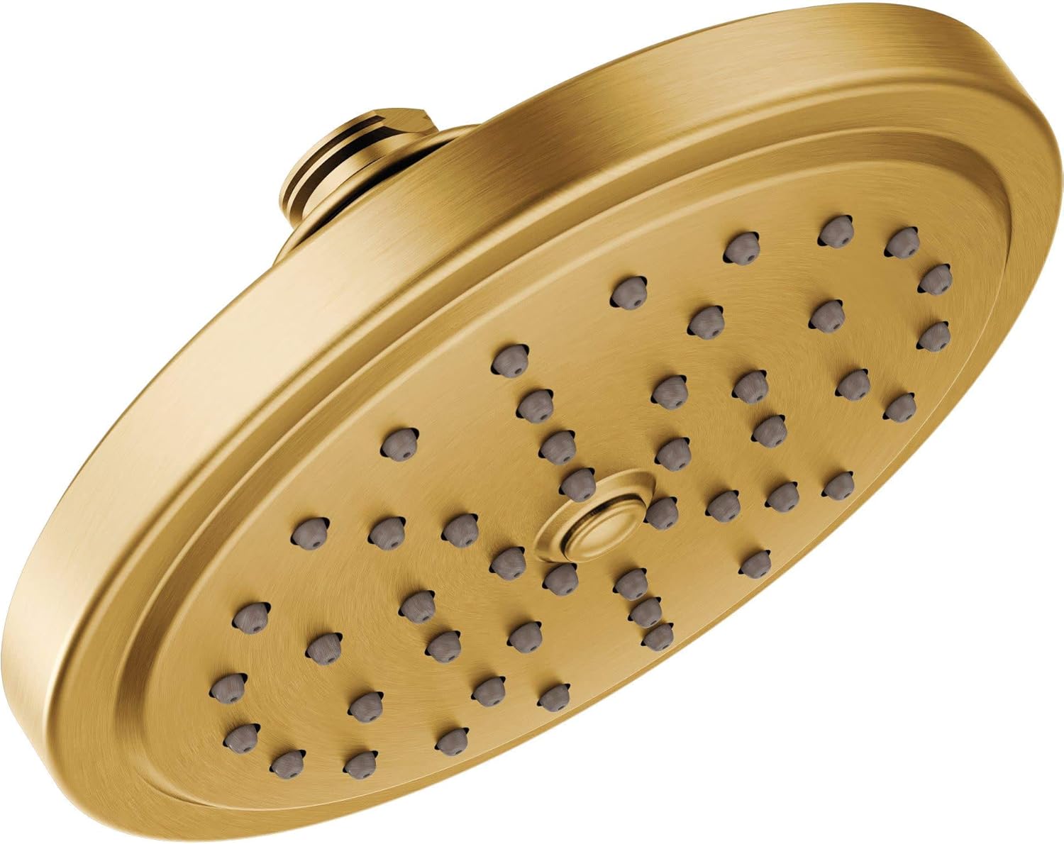 Moen Matte Black Single Function Shower Head with Immersion Rainshower Technology, 7-Inch Diameter, S176BL