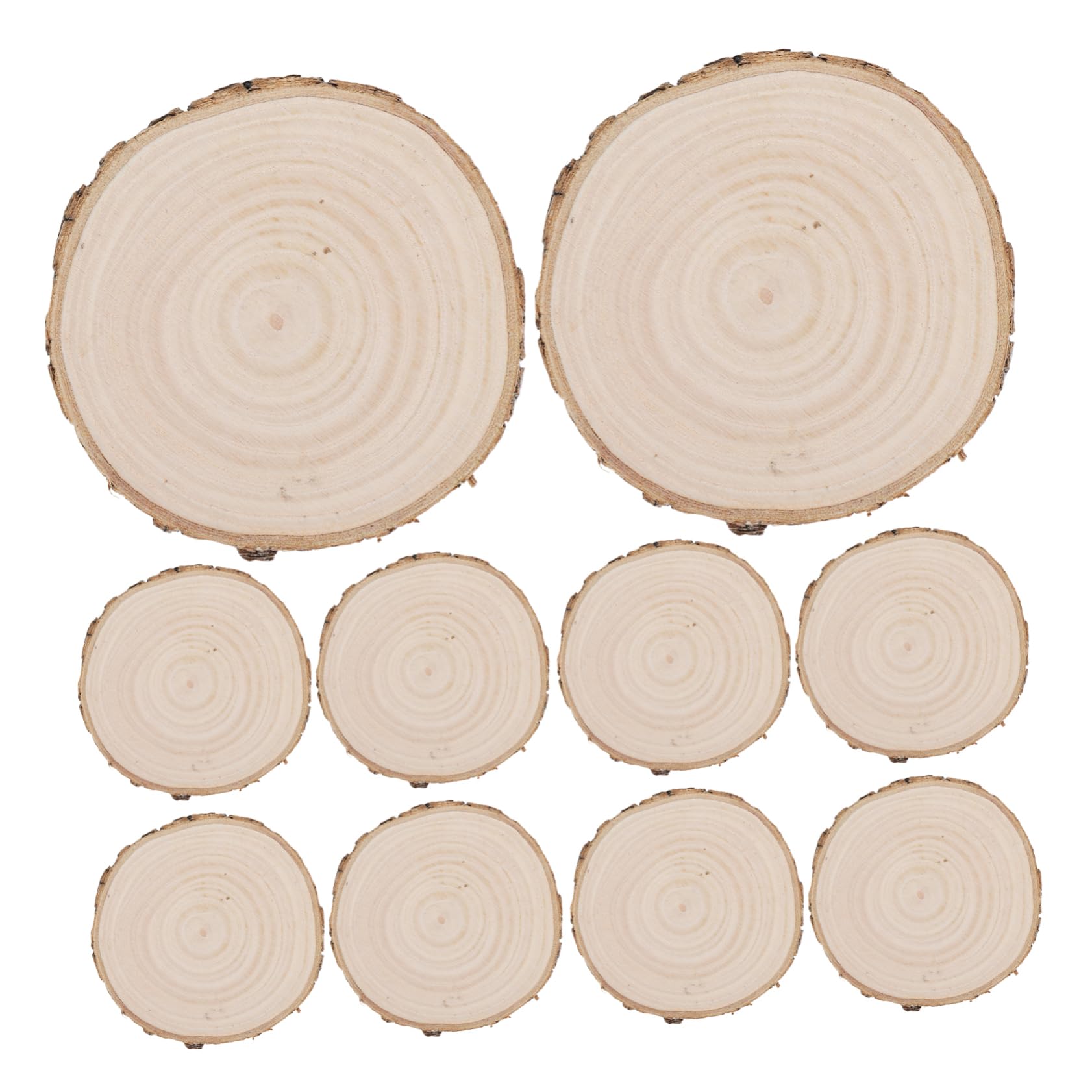 Disques ronds bois lisses sans échardes pour peindre et dessiner en toute sécurité