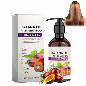 Shampoo Batana For Hair Growth,Hair Loss Shampoo for Thinning Hair,Reduces Hair Loss, Strengthens Roots & Adds Shine- Daily Hair Care at Home - 3.38 fl.oz 1pcs
