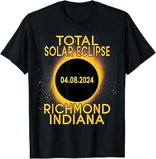 Richmond Indiana Total Solar Eclipse 2024 T-Shirt