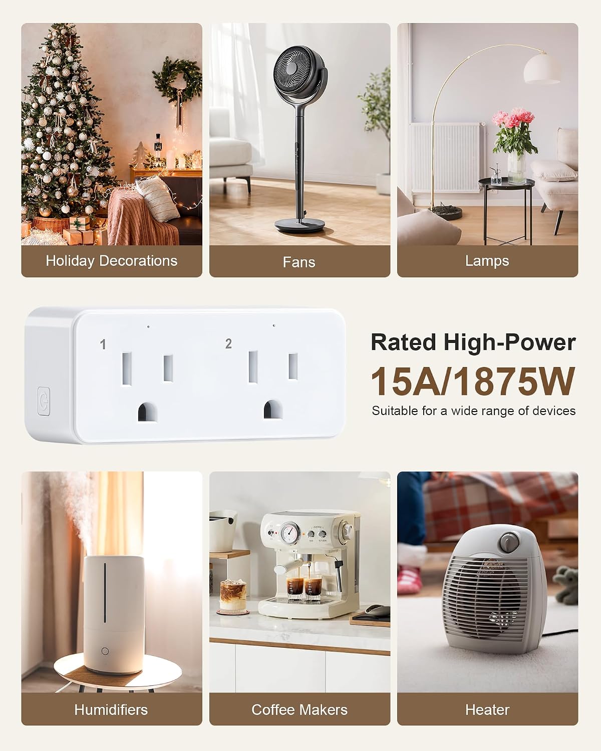 2-Outlet Remote Control with Independent Sockets, Decorator Rocker Switch 10 71EdKgIOR3L. SL1500