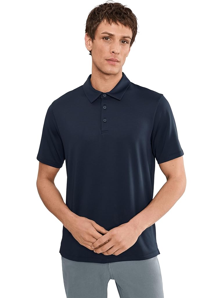 Navy Beyond Yoga All In Active Polo