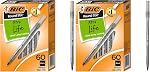 BIC Round Stic Extra Life Ballpoint Pens, School Supplies for Teachers and Students, 60-Count in Black