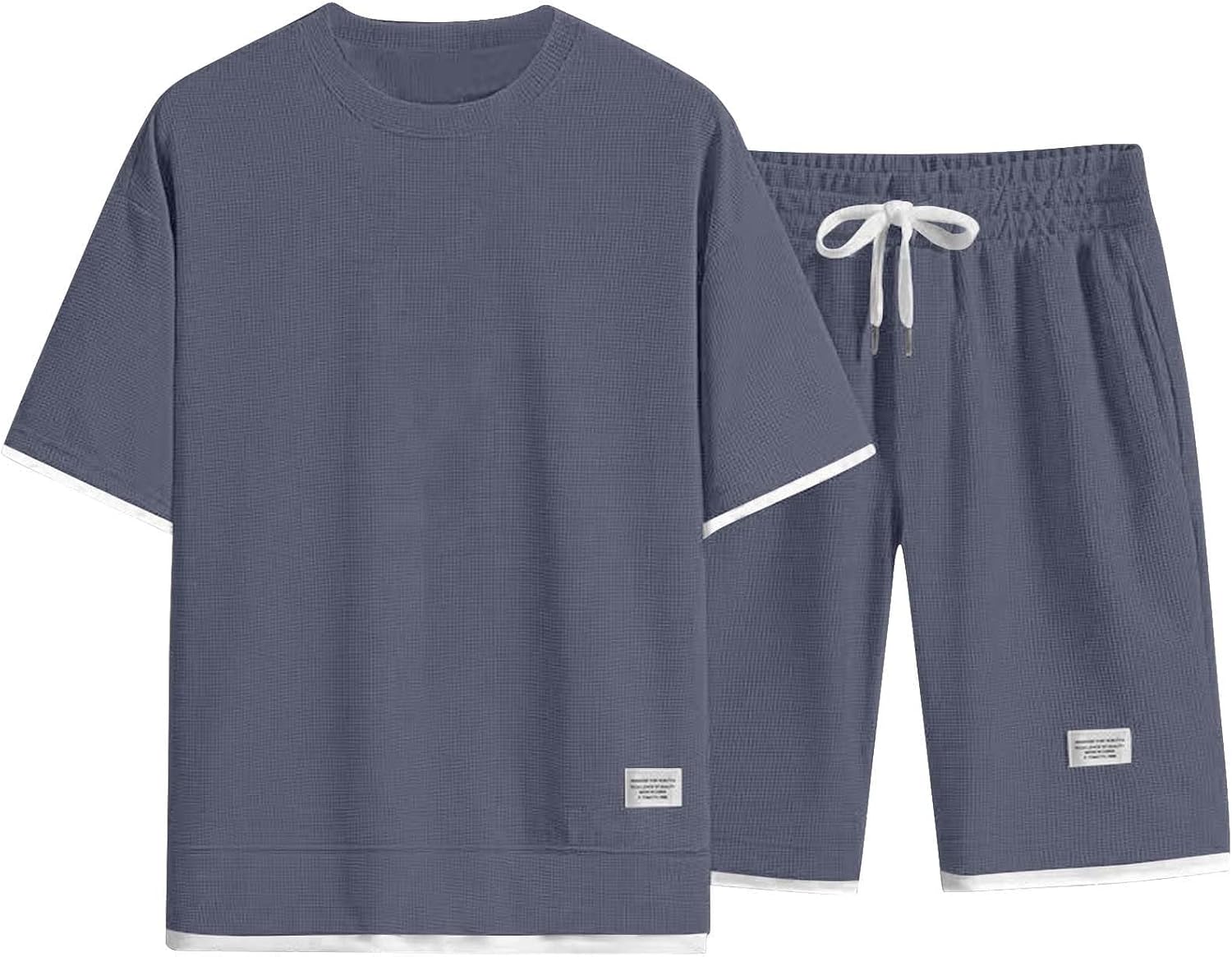Generisch Waffle Jogginganzug Herren Trainingsanzug Produktbild-Vorschau 10