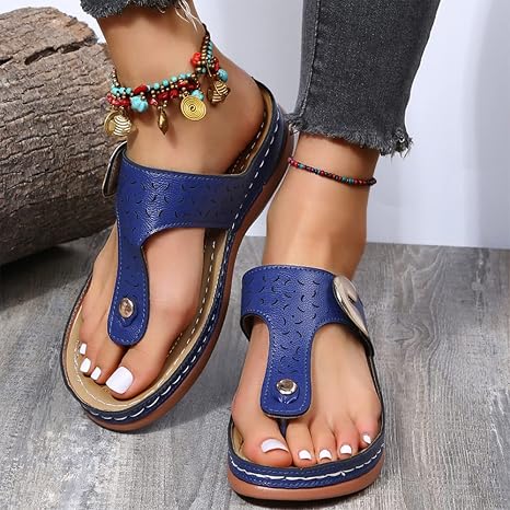 ZGPMGS s Sandalias para juanetes Corrección Confort Plataforma Sandalias  Clip Toe Plataforma PU Cuero Suave Verano Playa Caminar Casual Viajes Al  Aire Libre Flip Flop,Azul,43 (Azul 42 EU) : Amazon.com.mx: Ropa, Zapatos