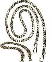 2pcs bag chain 1pcs 120CM 1pcs 40CM metal chain for handbag women handbag shoulder bag chain purse chain with carabiner bronze shoulder strap for handbag