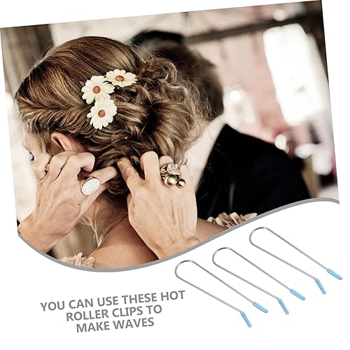 Miniatura 7 de FOMIYES 20 Uds. Soporte de rizos, rodillos de pelo grandes, pinzas de garra para el cabello, accesorios de peinado para el cabello, rulos calientes,