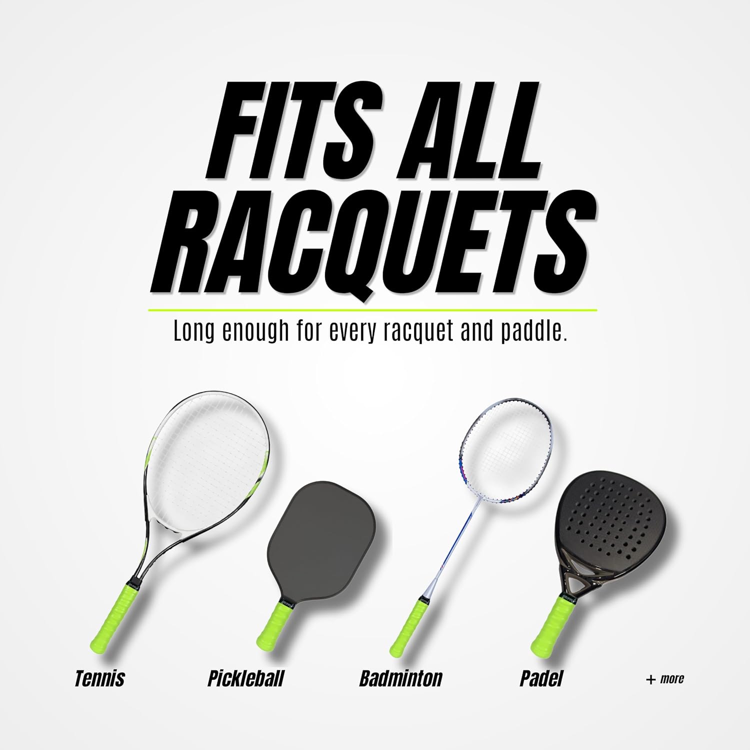 Ultra Tack Premium Overgrips, Tacky and Comfortable Racket Grip Tape for Tennis, Pickleball & Padel Rackets, Sweat-absorbant Racquet and Paddle Handle Tape for Control