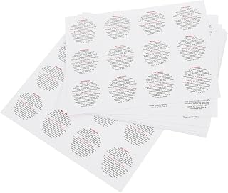 10sheets High Temperature Warning Stickers for Candle Jars and Tins Labels Easy Application Multi-use Safety Indicators for Diy Candle Making
