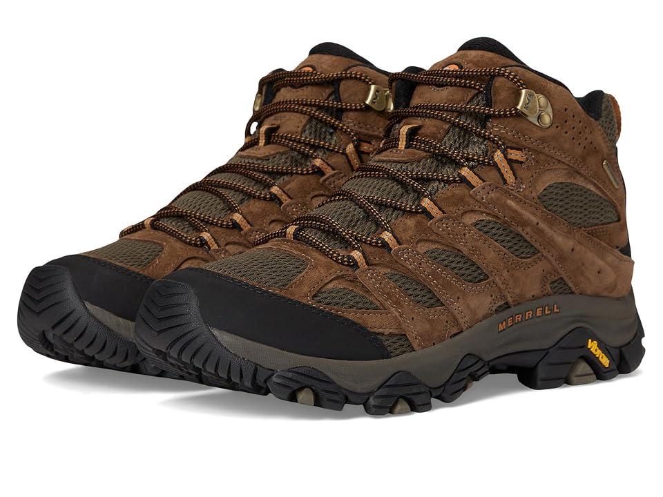 Merrell Moab 3 Mid Waterproof Men's Shoes Earth 1 : 9.5 M, Leather