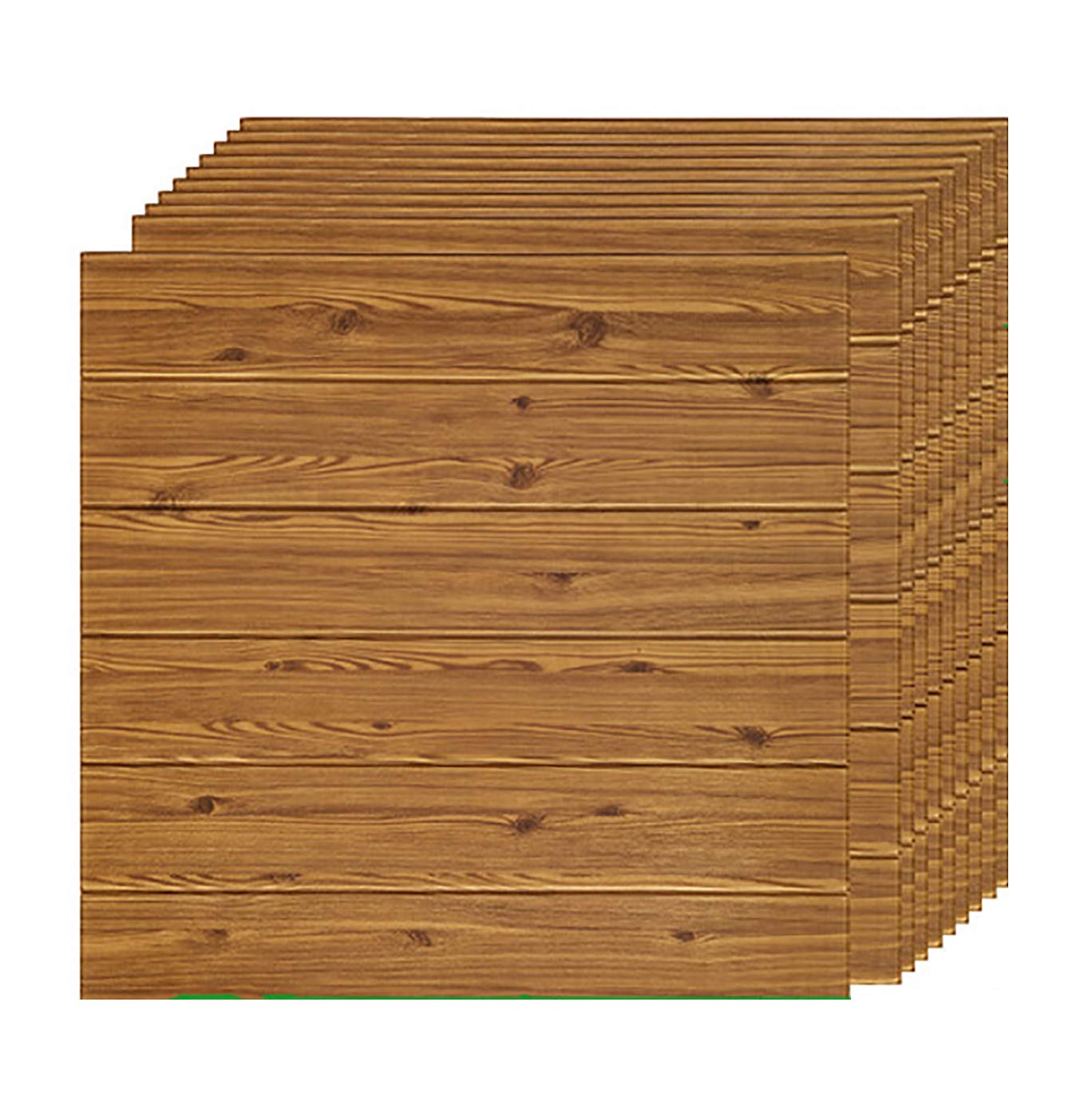 Papier peint brique 3D autocollant effet pierre brun 30pcs pour decoration maison