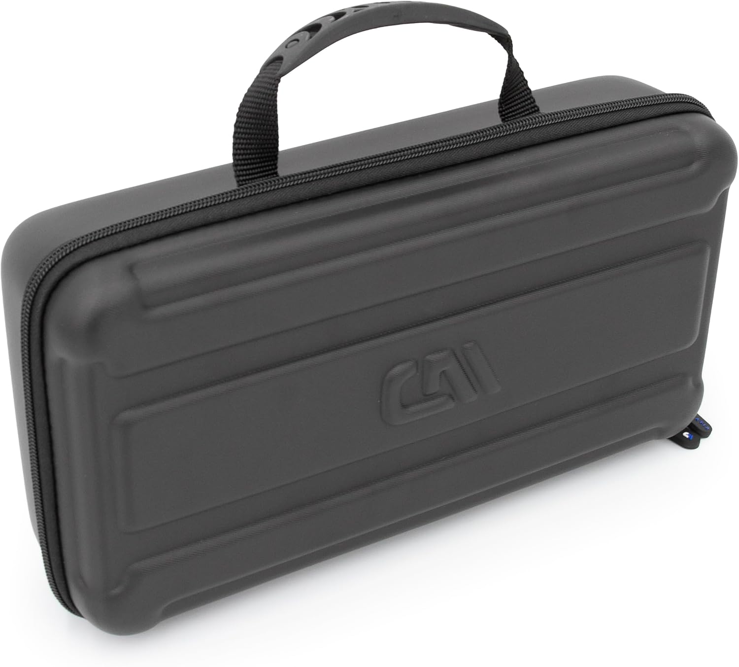 CASEMATIX Carry Case Compatible with Audio Technica Turntable AT-SB727 Sound Burger Record Player, Impact Resistant Exterior with Padded Foam Interior Designed to Hold Portable Turntable in Place
