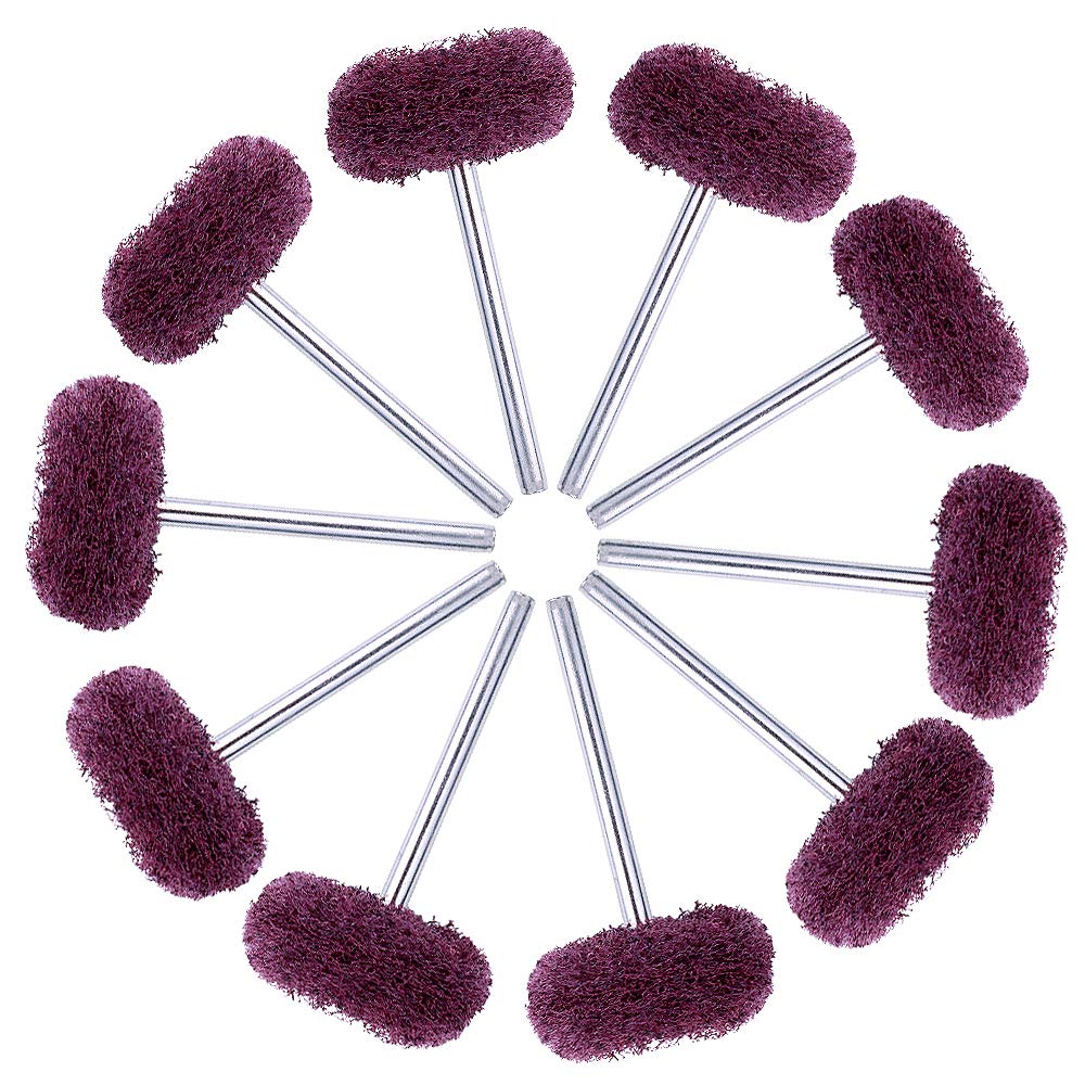 Rocaris 200 Pcs 1" (25mm) 240 Grit Abrasive Buffing Polishing Wheels