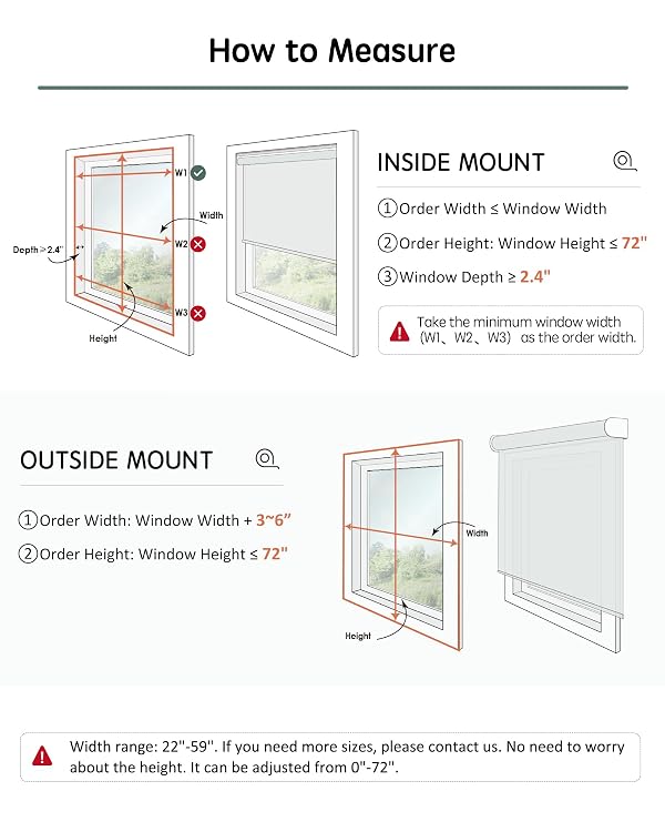 Yoolax Motorized Blinds with Remote, Blackout Smart Blinds for Windows Motorized Roller Shades, Automatic Window Blinds Directly Compatible with Alexa Electric Blinds (Jacquard White, 33" W x 72" H) by Yoolax - Image 6