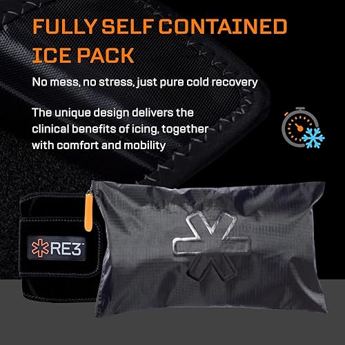 Miniatura 5 de RE3 Paquete de compresión de hielo para espalda y pecho, envoltura eficaz de crioterapia para dolor de espalda y pecho, lumbar, nervio ciático,
