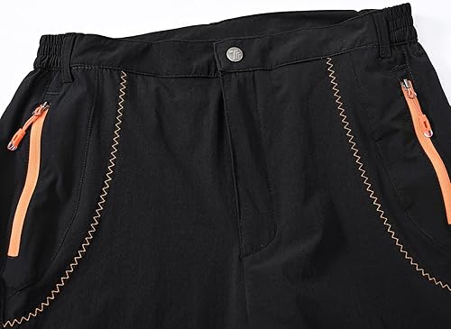 Miniatura 3 de TBMPOY - Pantalones de senderismo de trabajo para hombre, ligeros, impermeables, de secado rápido, pantalones de montaña para pesca y camping