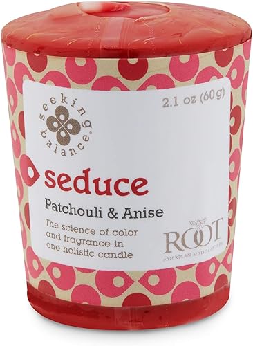 Miniatura 4 de Root Candles Seeking Balance Spa Candle - Velas de aromaterapia, votivas, seduce pachulí y anís, 18 unidades