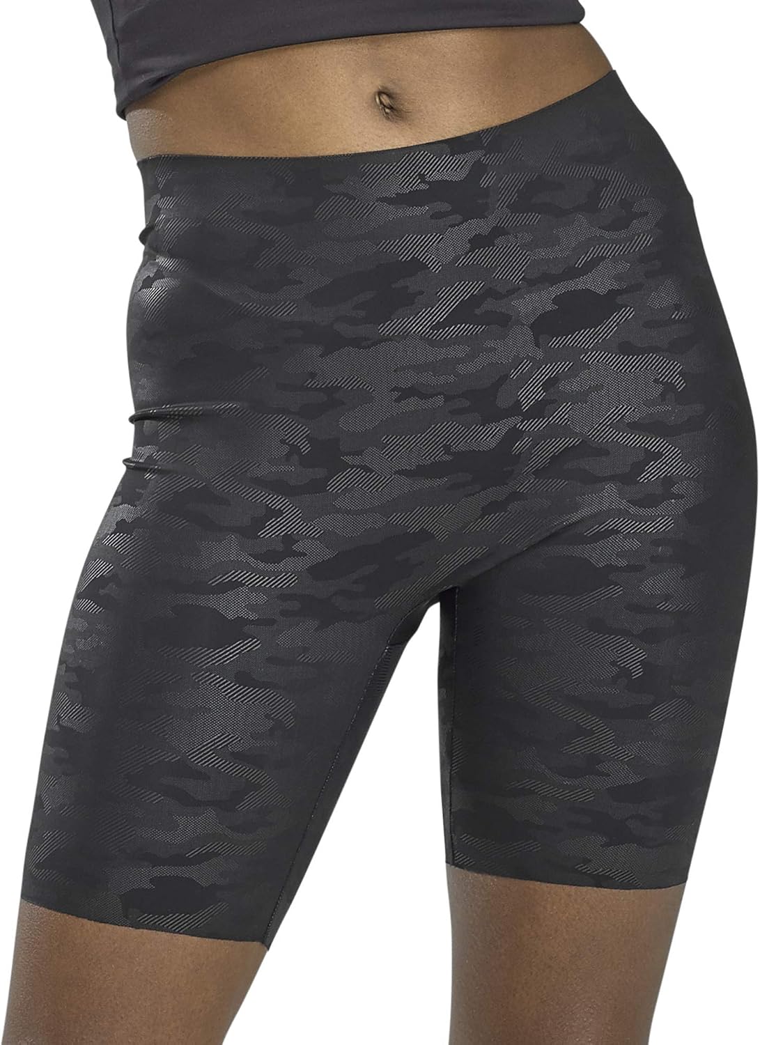 Faux Leather High Waist Bike Shorts 