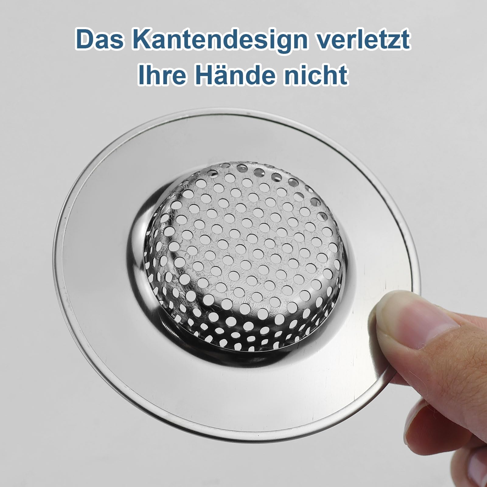 Lot De 3 Crépines D'évier En Acier Inoxydable - Filtre à Cheveux Et Déchets - Pour Salle De Bain, Cuisine, Douche