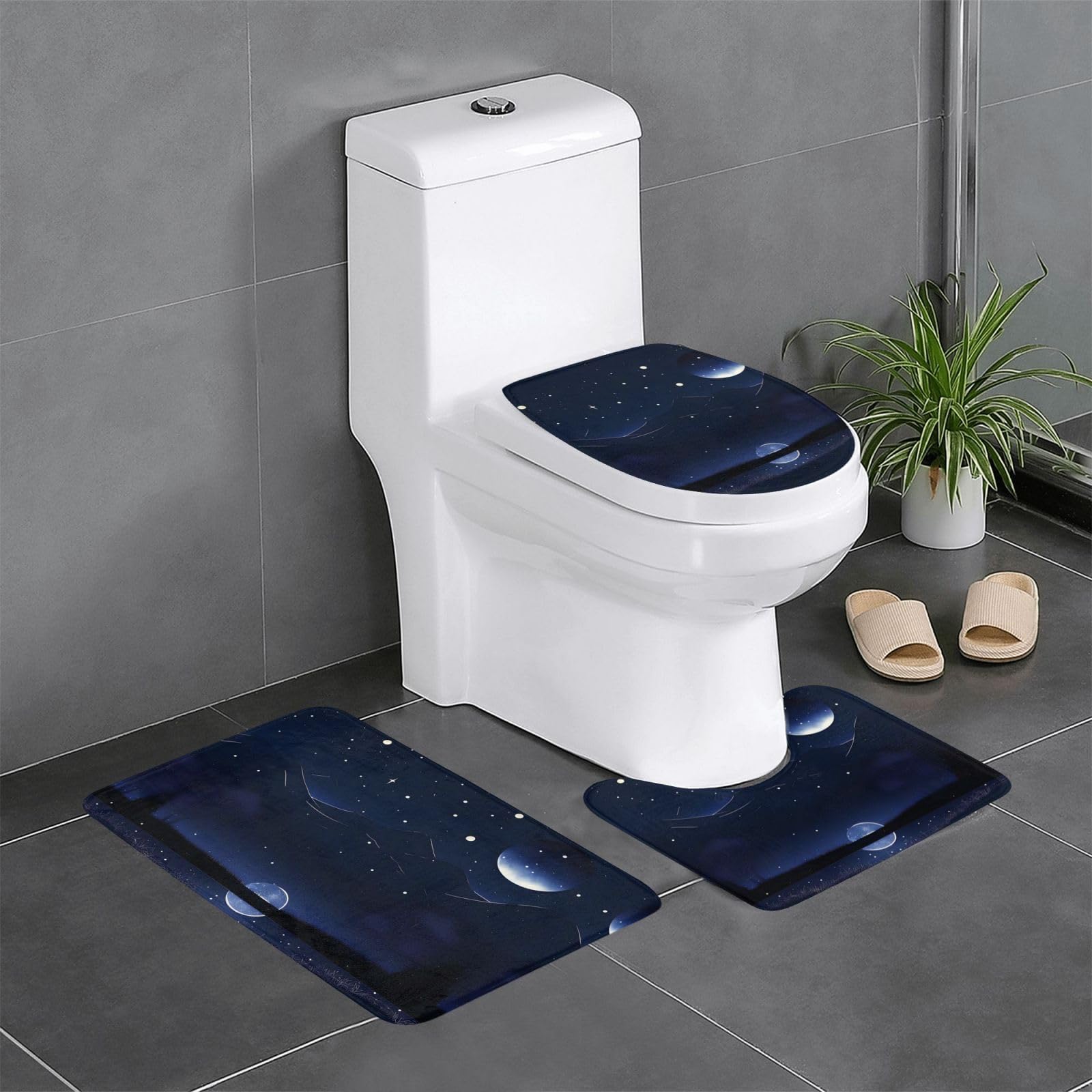 Tapis de salle de bain antidérapants évitant les glissades sur carrelage