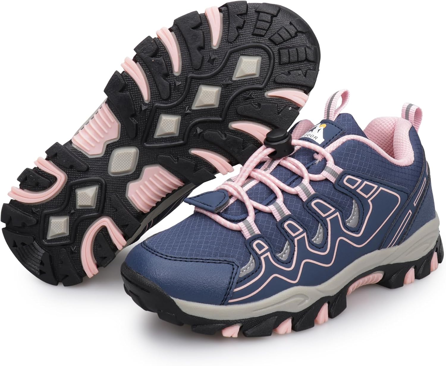 Kids Waterproof Hiking Sneakers - Non-Slip Outdoor Athletic Shoes (Little/Big Kids)