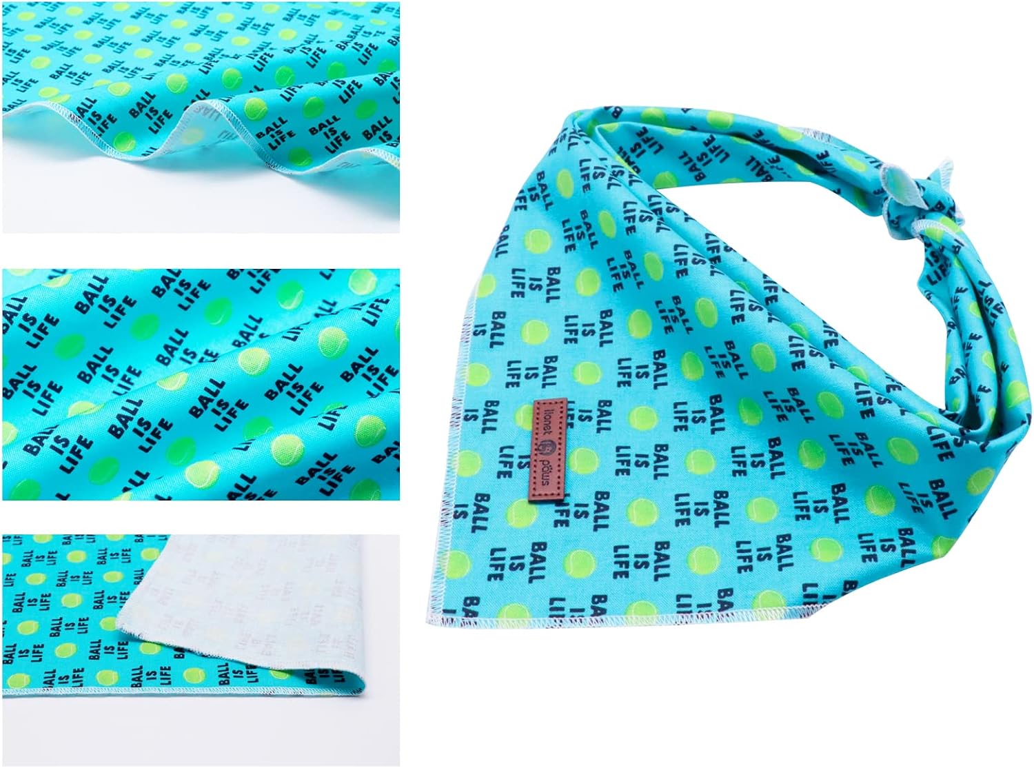 Lionet Paws Dog Bandana for Small Medium Large Dogs Cat Dog Kerchief Dog Triangle Bibs Scarf for Girl Boy Gift - Image 3