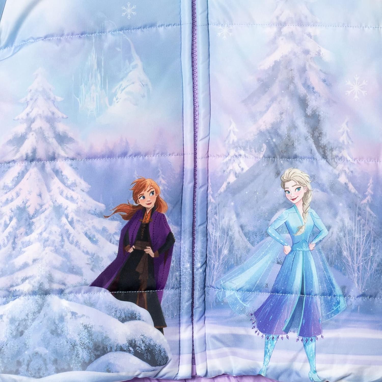 Miniatura 4 de Disney Frozen Olaf Elsa Princess Anna - Chaqueta acolchada con cremallera para niñas y niños pequeños