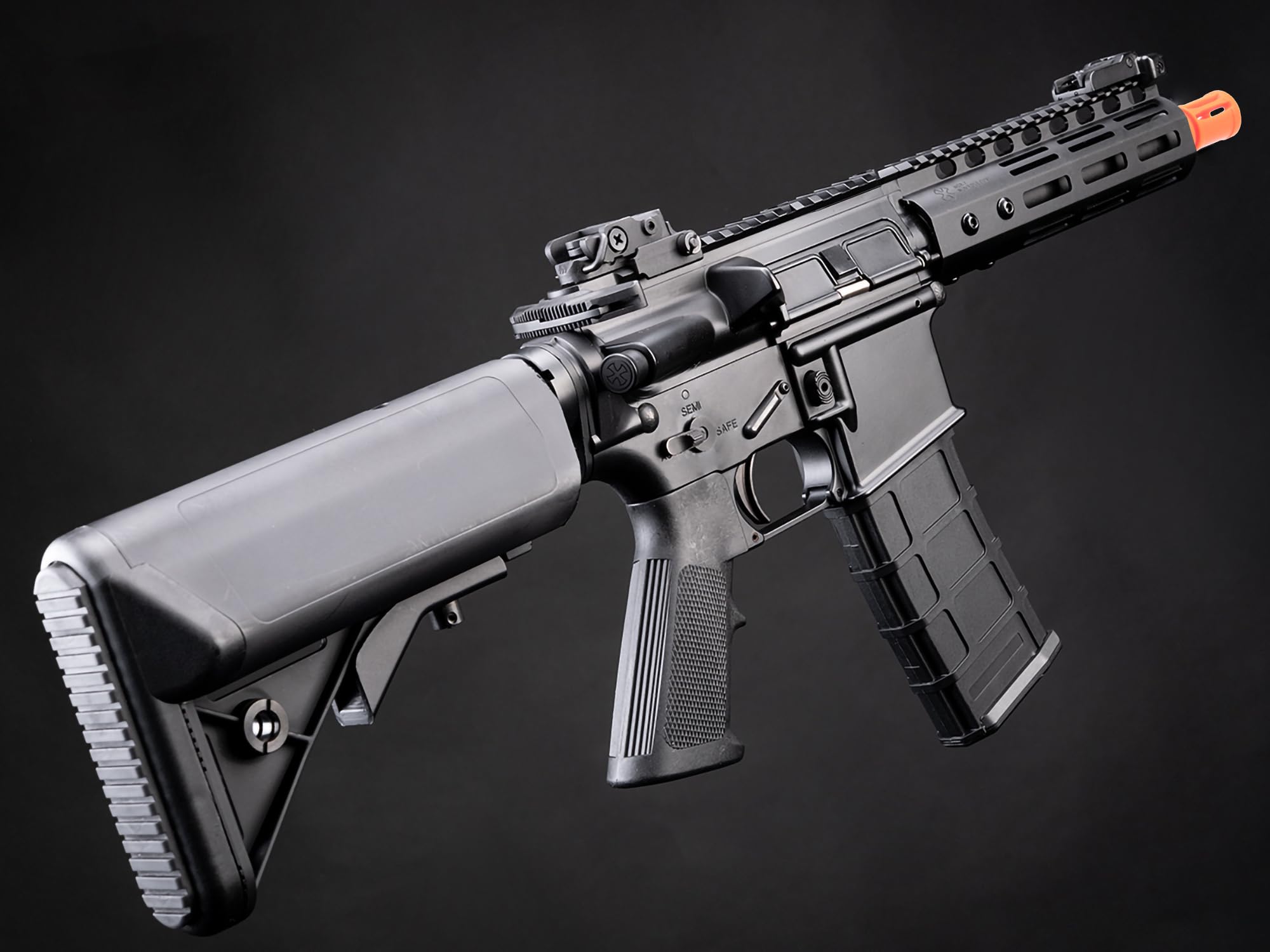 Evike Airsoft - EMG Helios Noveske Licensed N4 Gas Blowback M4 w/Mlok Front End (Model: 7