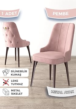 Newa Serisi, 1. S n f Babyface Kuma , Pembe, Metal Ayak, 1 Adet Sandalye