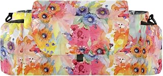 FRODOTGV Wildflower Gold Watercolor double stroller caddy organizer stroller caddy adjustable accesorios para carro de ni?os para frio