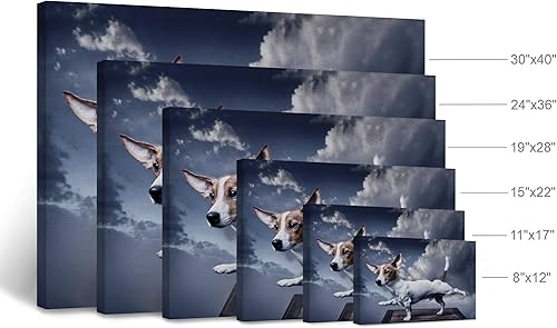 Vista 98 de Smile Art Design Border Collie Bulldog Rottweiler Cachorro Persa Gatito Animal Lienzo Impresión Arte de Pared Pet Cat Dog Lover Sala Dormitorio