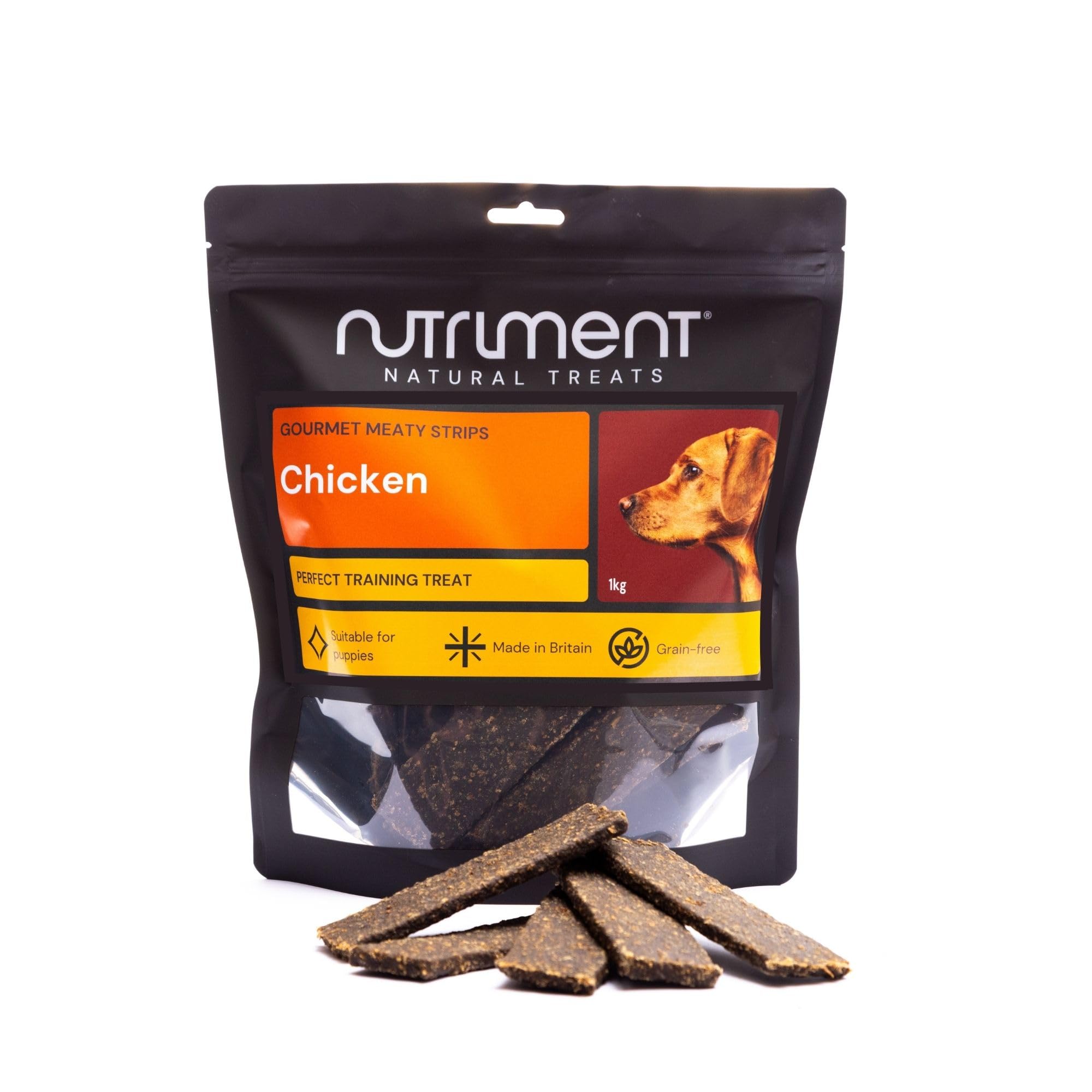 Natural Treats Chicken Gourmet Meaty Strips (1kg) Highly Digestible High Protein Treats