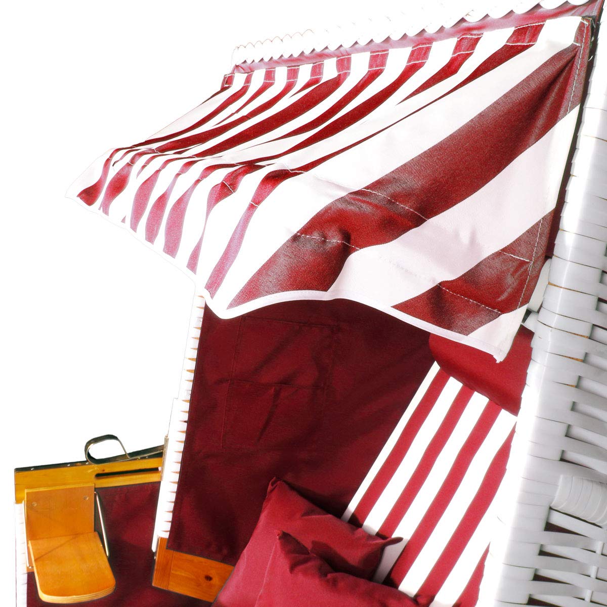 Norderney weiss/rot gestreift
