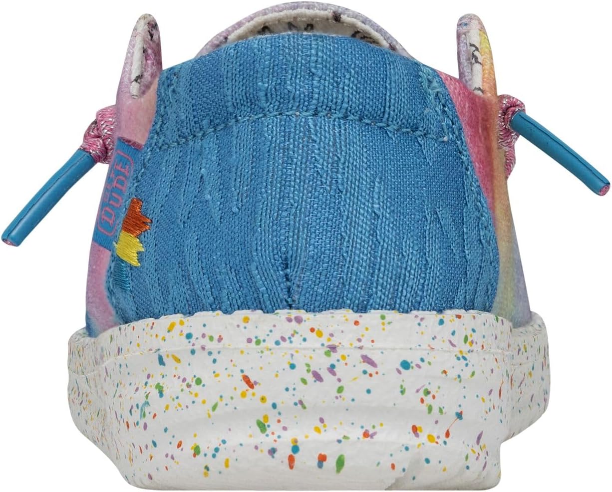 HEYDUDE Wendy Dreamer Loafers for Toddler Offers Textile Upper, Round Toe Design, and Elastic Laces Magic 5 Toddler M