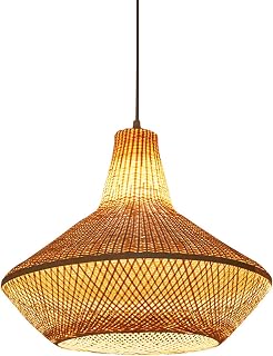 20-inch Boho Light Fixtures Featuring A Woven Pendant Light Crafted From Rattan And Faux Sheepskin. Suitable For Various Spaces Including Bedrooms, Hotels, Kitchens, Islands, Studies, And Entry