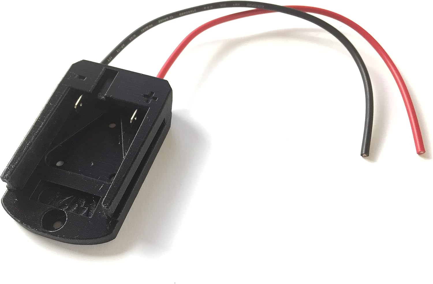 Terrafirma Technology Adapter for worx 20v li-ion battery with 12 gauge wire lithium power output, Black
