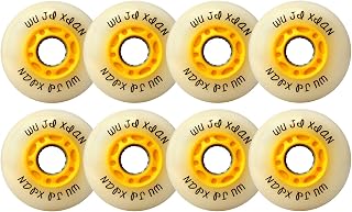 Inline Skate Wheels, Replacement Roller Skating Wheels LED Flash Inline Skate Wheels,84A Light Up PU Wheel,Luminous Skate Replacement Wheel,for Kids & Teens (8 Pack)