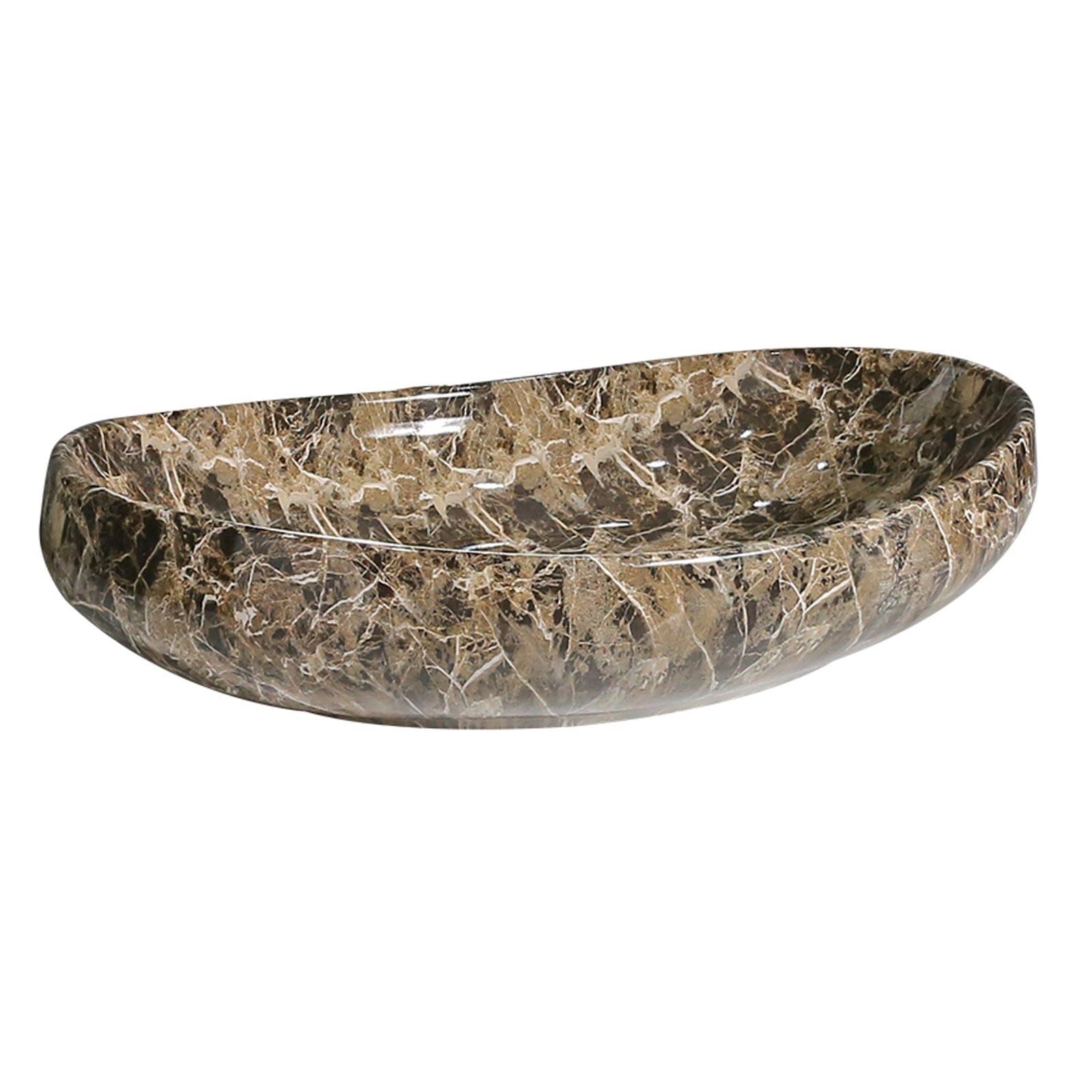 Bathroom Countertop Vessel Sink Retro Bathroom Sink Countertop Ceramic Vessel, Marble Texture Art Basin Wash for Lavatory Vanity Bathroom Sinks