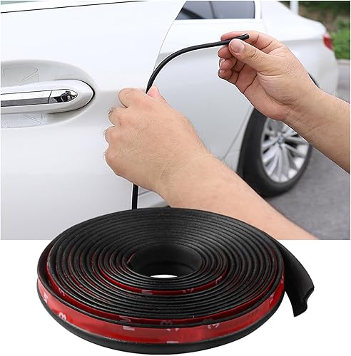 Sello de goma para parabrisas de automóvil en forma de Z, tira de sellado de puerta de parabrisas de automóvil de 13 pies, adhesivo para puerta de