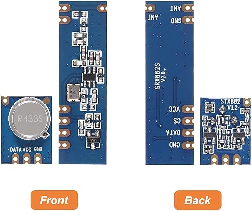 Miniatura 5 de 4Sets 433MHz Ask STX882 SRX882 Transmisor de control remoto inalámbrico y módulo receptor Kit STX882+SRX882 con antena de resorte de cobre