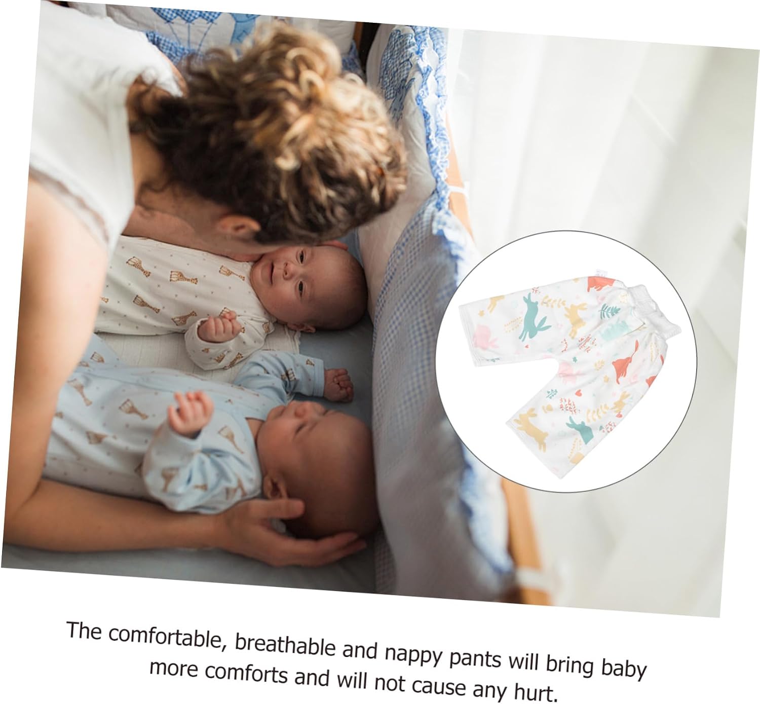 Cartoon Bunny Leakproof Diaper Pants for Boy Girl Boys and Girls Soft Washable Potty Training Shorts for Nighttime Use Comfortable Design