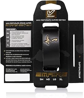 Gruv Gear FretWraps Guitar String Dampener for Bass, Electric, Acoustic & Extended Range Guitars in Studio, Live & Practice - Resonance for Tapping & Recording - Empire Edition - Pack of 1