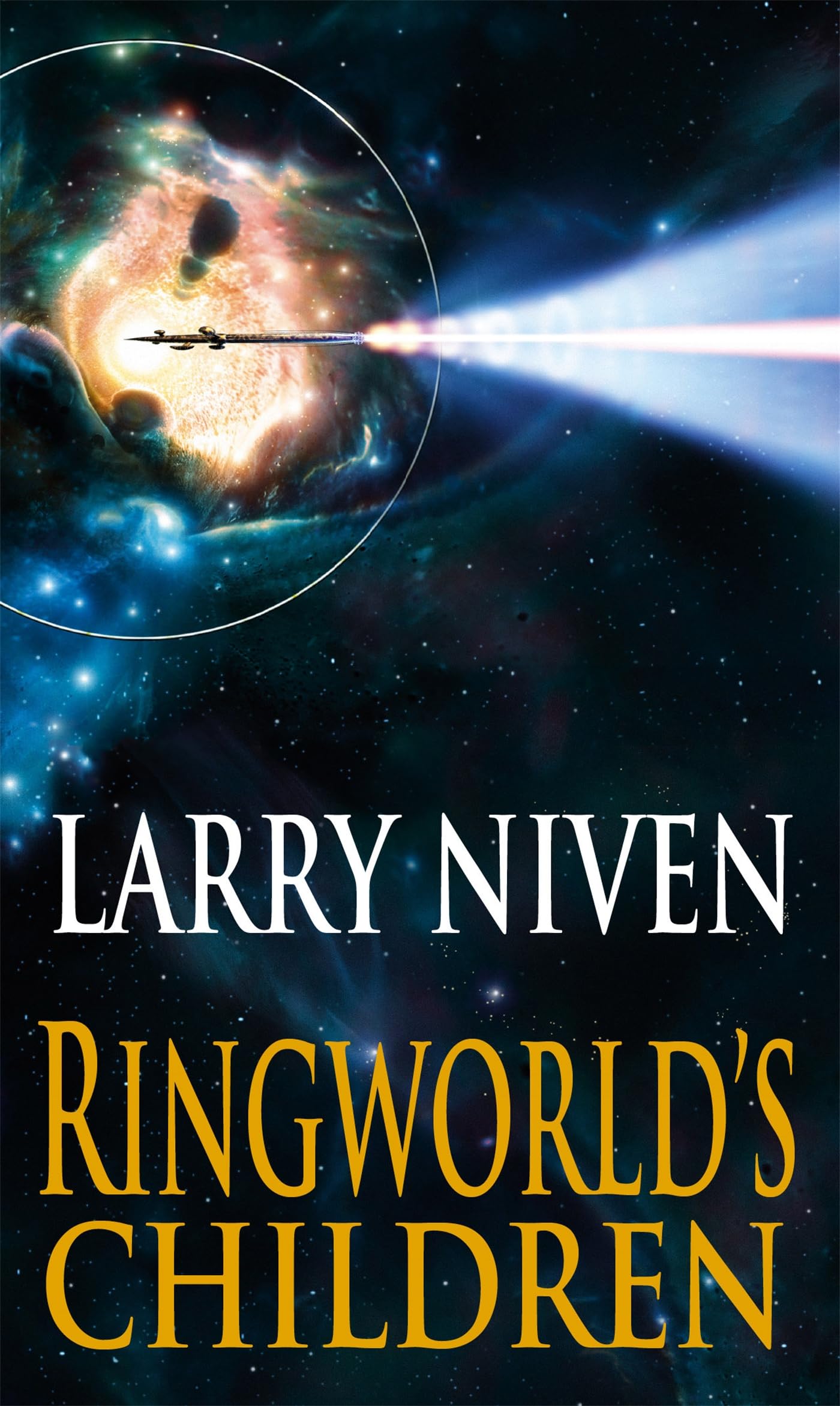 Larry Niven Ringworld's Children Paperback Book White