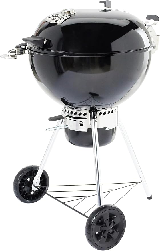 Weber Master Touch Premium SE E-5775 Barbacoa de Carbón Negra con Rejilla Sear Grate