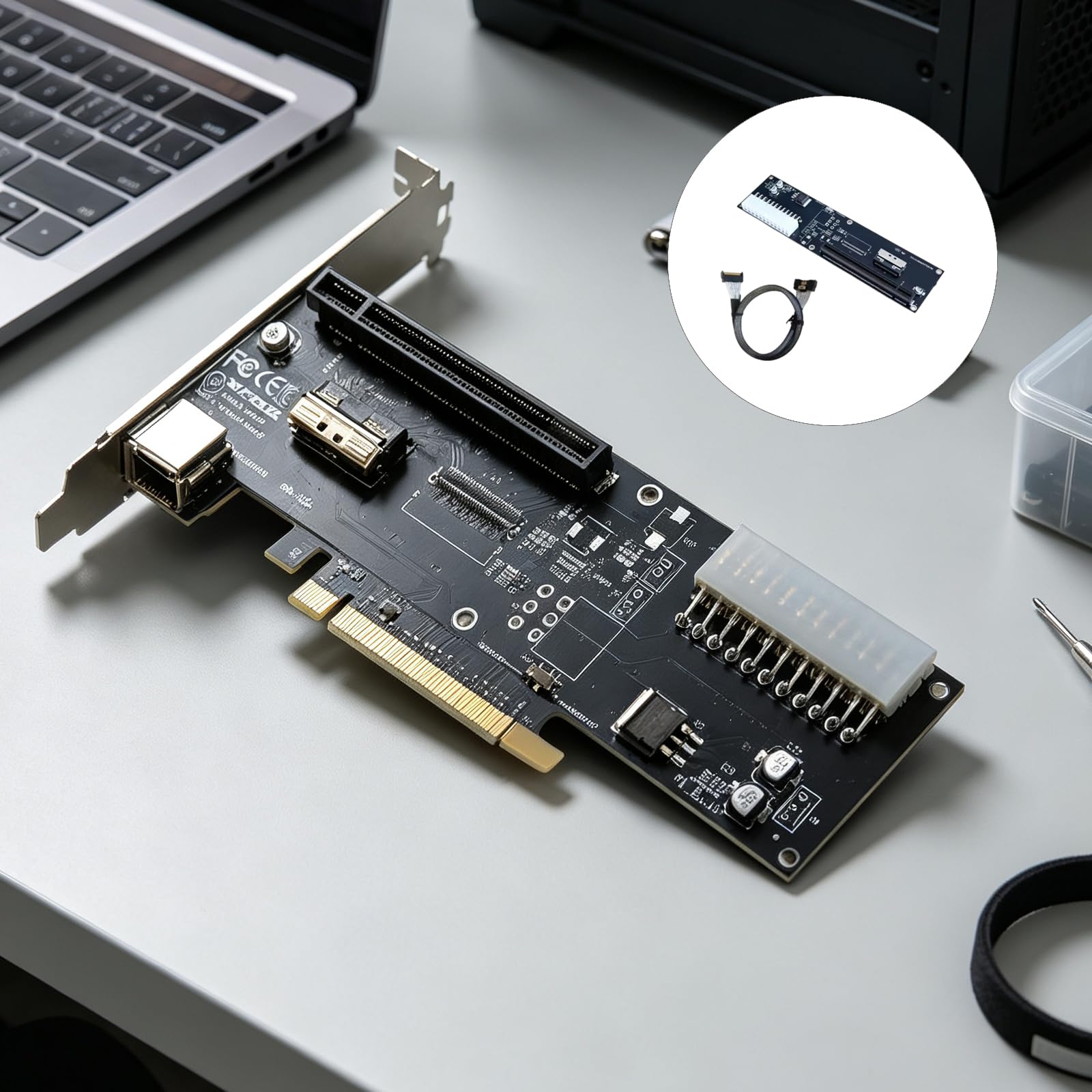 Externe Grafik Dock Adapterplatine, Single risercard