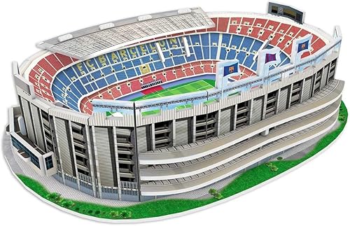 Miniatura 1 de FCB Estadio de Nanostad, Puzzle 3D Stadium Camp NOU Mini del Fc Barcelona (34010), multicolor