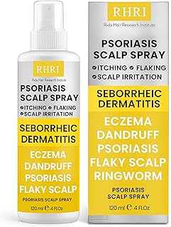 Psoriasis Scalp Spray | Psoriasis and Dandruff Treatment for Scalp Yeast Infections, Psoriasis Flare-Ups & Folliculitis | Antifungal Ringworm Itchy Scalp Spray for Dryness